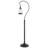60W Terni floor lamp with bubbled glass and rocker switch on pole