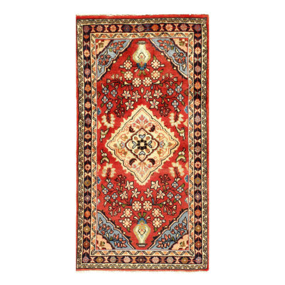 Miku Oriental Area Rug in Red