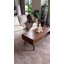 Table basse de 39 po de style Mid-Century moderne en chêne massif avec tiroir-1131046327-1131046324