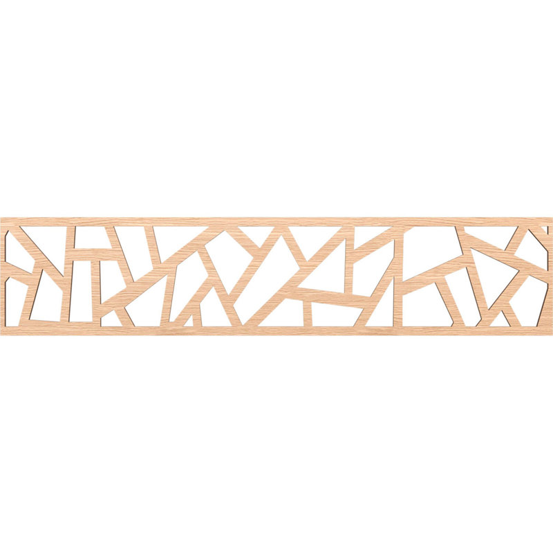 Moulure en bois Harrisburg, Chêne rouge, H 10 po x l 46,75 po x P 0,25 po