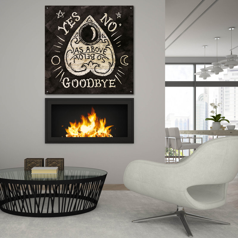 Art mural en verre épique «Mystical Halloween Wood 2» par Mary Urban, H 36 po x l 36 po x P 0,2 po