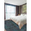 Tapis bleu marine à transition de couleur 6 pi 5 po x 10 pi 9 po
