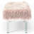 Faux Fur Upholstered Bench-1679959635