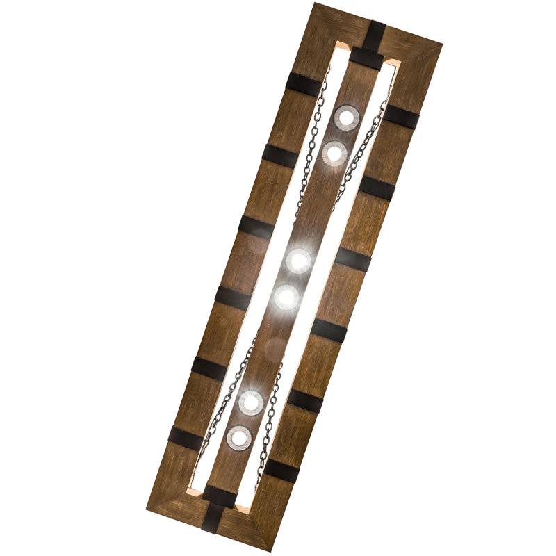 Rustic Lodge 4 - Light LED Pendant