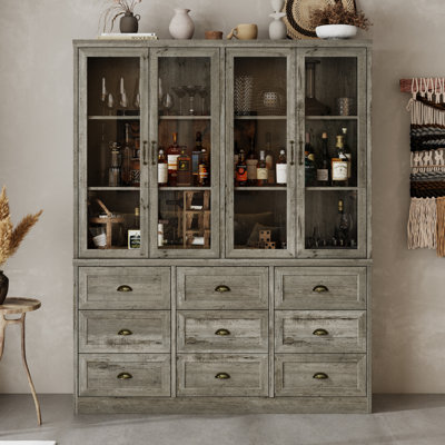 63"W Large Display Cabinet by BKB365