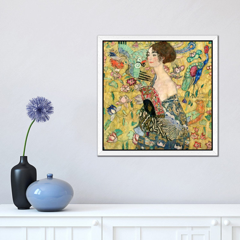 Print on Canvas, 66.04cm H x 66.04cm W x 3.81cm D, White Floater Framed