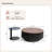 35.4" Modern Round Fluted Drum Coffee Table Set with 2 Hidden Storage Drawers & Glass Side Table