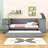 Djana Twin 2 Drawers Wooden Daybed with Trundle and Cabinets and Charging Station-765419935
