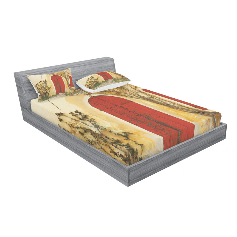 Microfiber Sheet Set, Queen Sheet Set with Fitted Sheet