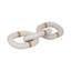 Interlocking Loop Knot Statement Marble Sculpture Decor-1964333811