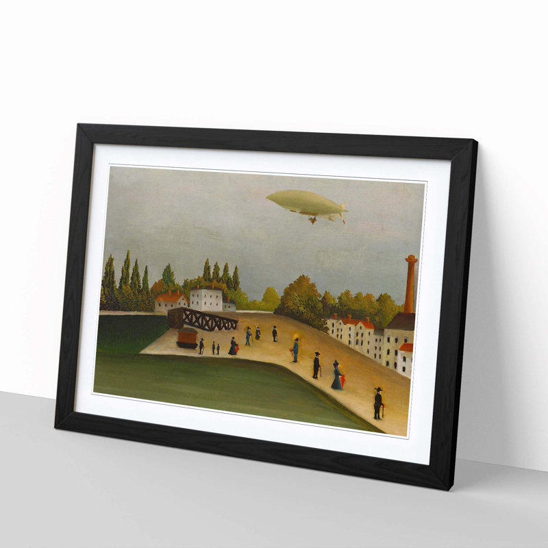 Henri Rousseau - Single Picture Frame Print, Black