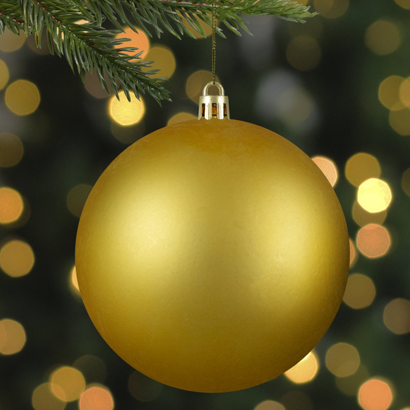 Boules de Noël Bubblegum incassables à 4 finitions, H 2,75 po x l 2,75 po x P 2,75 po, Vert lime brillant