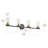 Tilan 4-Light E12 Glass Shade Dimmable Modern Vanity Light Fixture