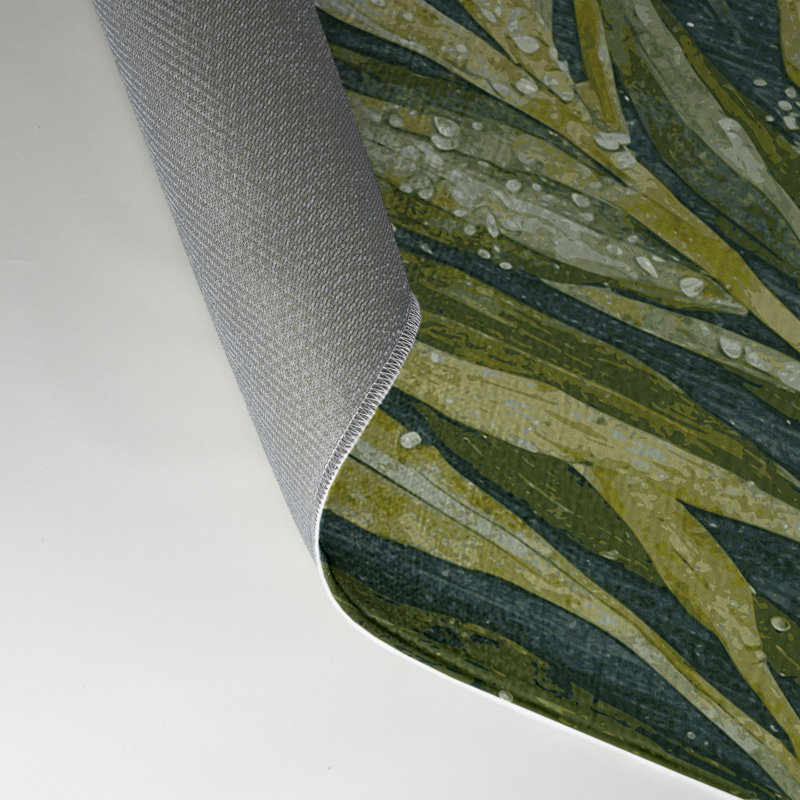 Tapis d'intérieur et d'extérieur vert Nature, Rectangle 5 pi x 7 pi