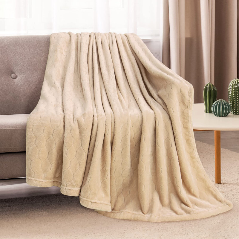 Throw Blanket, Apricot