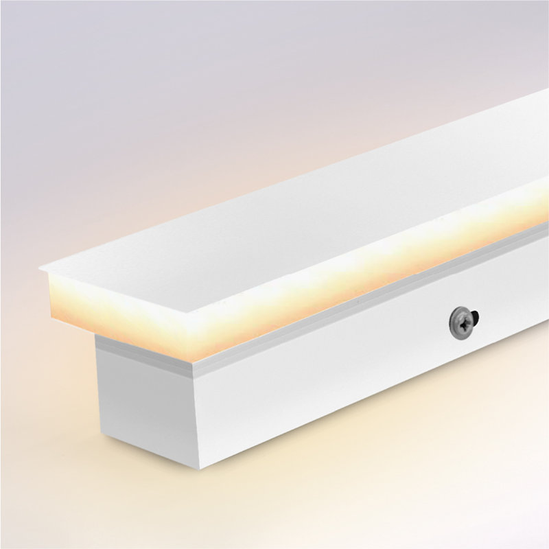 Avett Aluminum LED Linear Wall Light, White