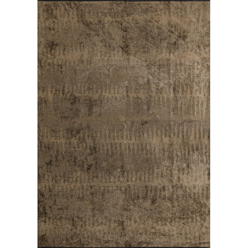 Rapture Ikat Area Rug in Brown, Rectangle 7'10" x 9'10"