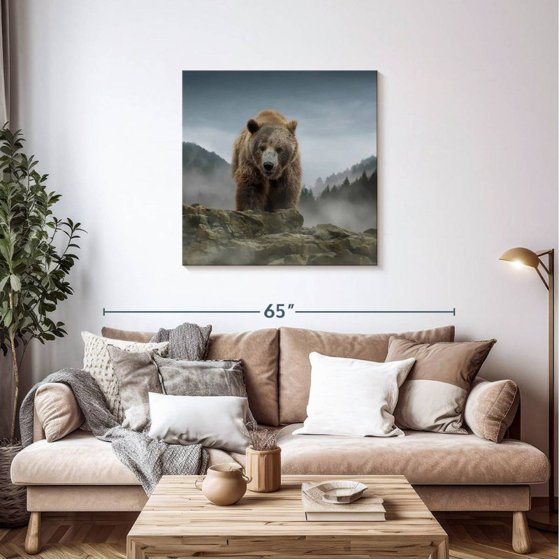 Brampt Over The Mountain, 36" H x 36" W