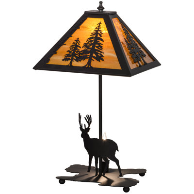 Rustic Lodge Table Lamp