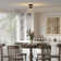 Semi Flush Mount Ceiling Light with Glass Shade