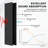 4 PCS 106"L x 12.6"W Acoustic Slat Wall Panels, Eco-Wood Look for Home/Office Wall & Ceiling (37.12 sq. ft.)-110994060