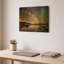 «Comet Storm copie» par Darren, art mural en métal doré blanc, 16 po x 12 po-314903048