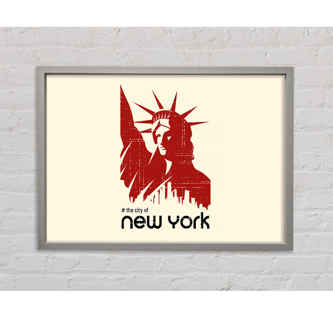 Glasbild Statue Of Liberty