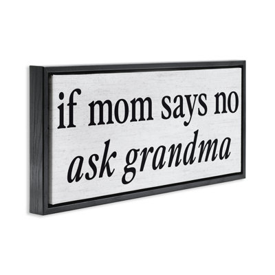 Cadre flottant Ask Ask Grandma