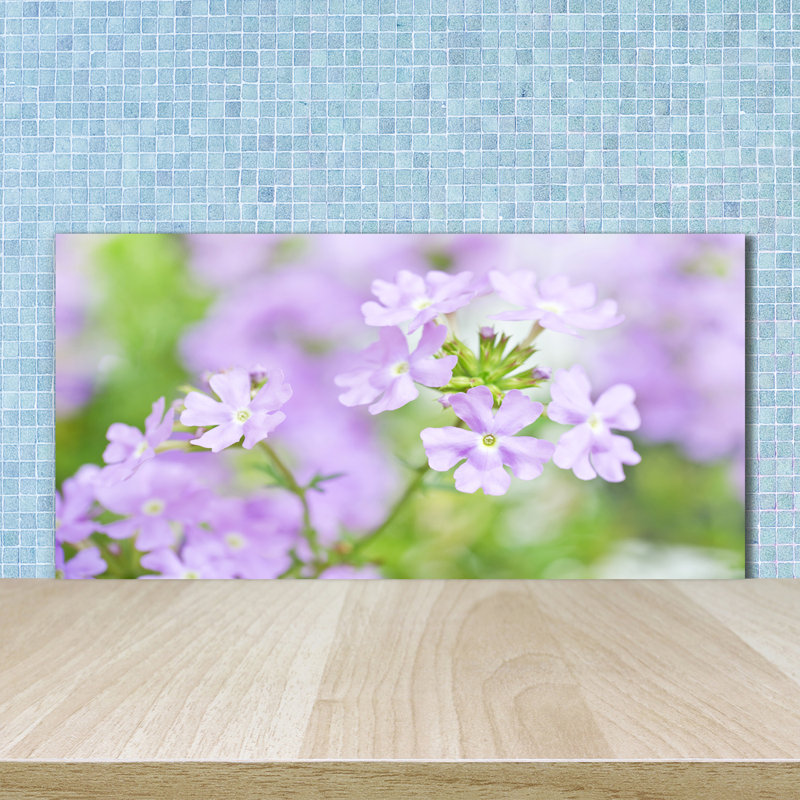 Lizzete 50cm W x 100cm L Glass Peel and Stick Panel