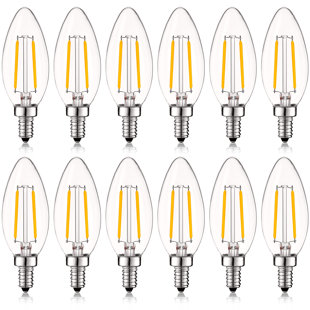 4 W (équivalent à 40 W), ampoule DEL B11 à intensité variable, culot E12 / candélabre