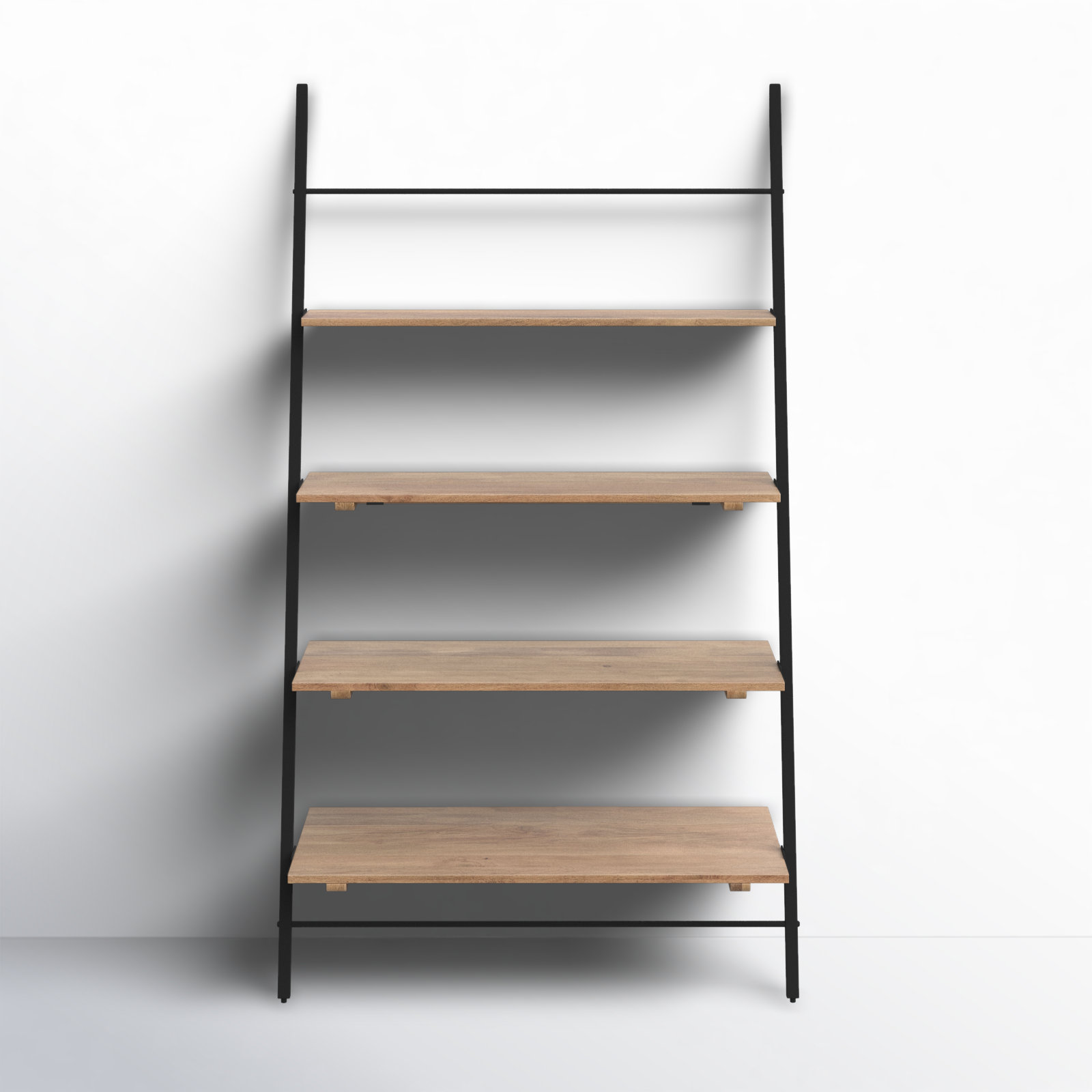 Innes Narrow Ladder Bookcase, Natural, (4 Shelves) 74" H x 42" W x 18" D
