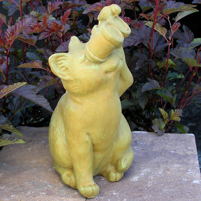 Animals Weather Resistant Concrete / Cement Garden Statue