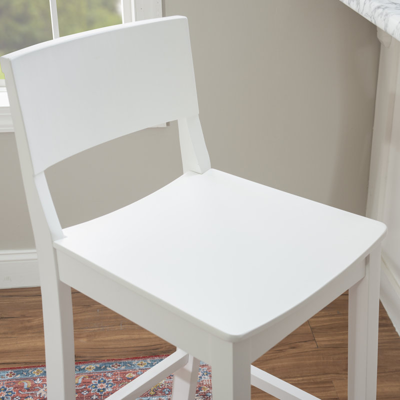 Tabouret de bar 30 po Yalingup, Blanc, Tabouret de bar (siège d'une hauteur de 30,5 po)