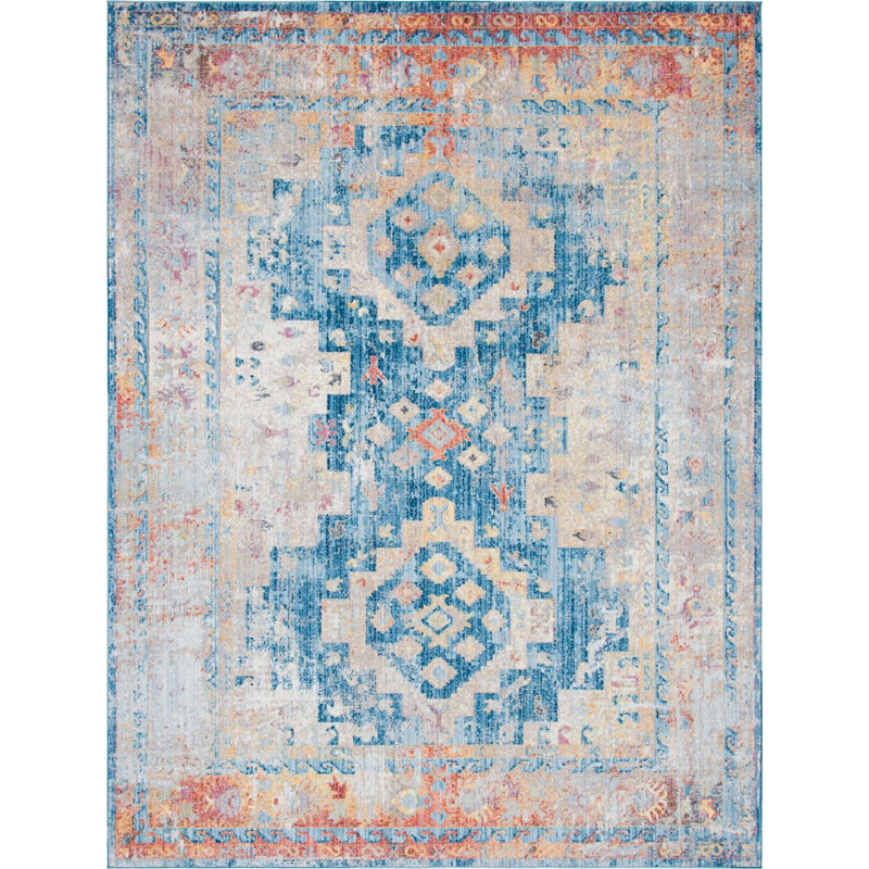 Geometric Indoor Rug, Rectangle 9' x 12'