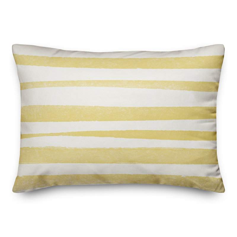 Outdoor Rectangular Pillow Cover & Insert, Yellow