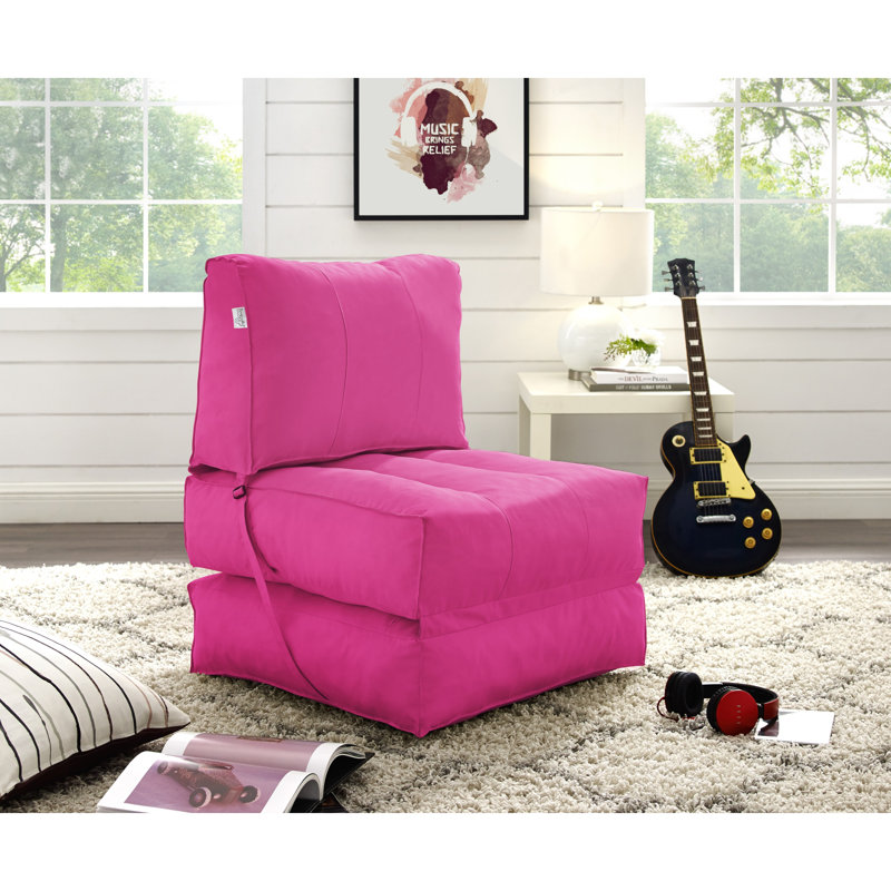 Méridienne en mousse Cloudy, Fuchsia