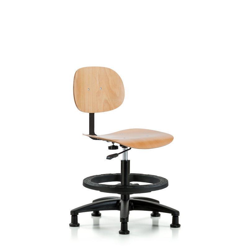 Symple Stuff Alize Drafting Chair, Glides