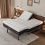 Structure de lit réglable avec matelas en mousse à mémoire de forme de 12 po, gravité zéro, massage, télécommande sans fil et contrôle des applications, gris urbain E3100-868301882