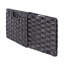 Ensemble de 3 paniers en fibre tissée pliable; Chocolat-534934752