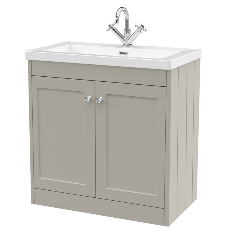 Ashwick Bathroom Vanity, Pebble Grey, 813 cm