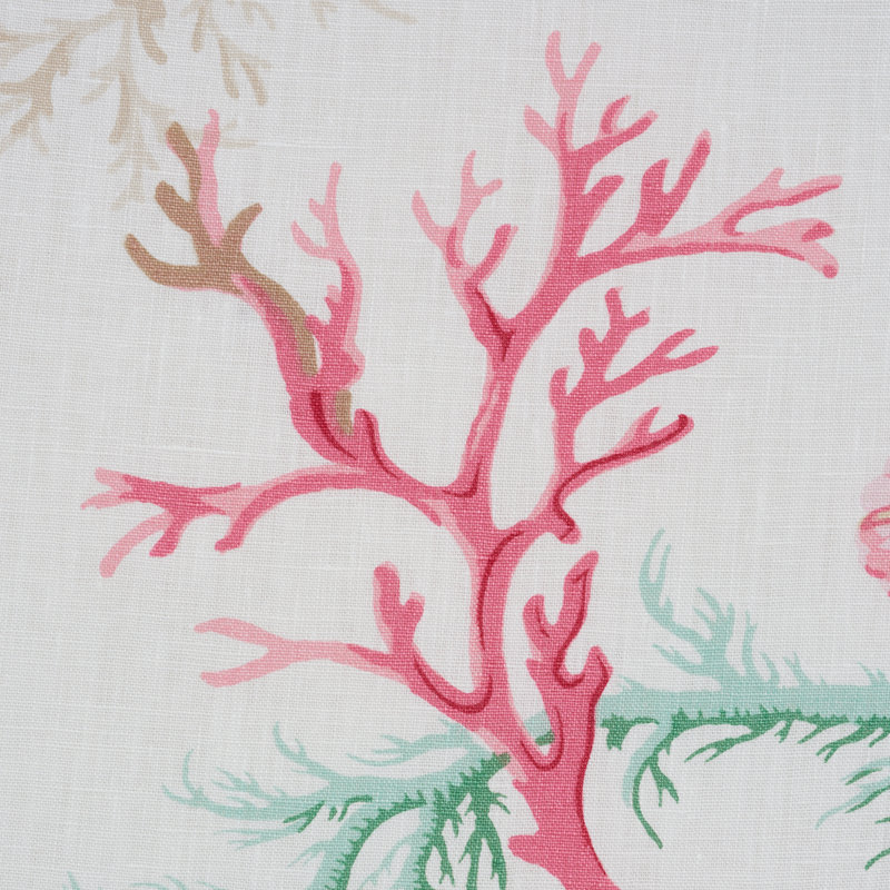 Del Tesoro Fabric, Pink/Aqua