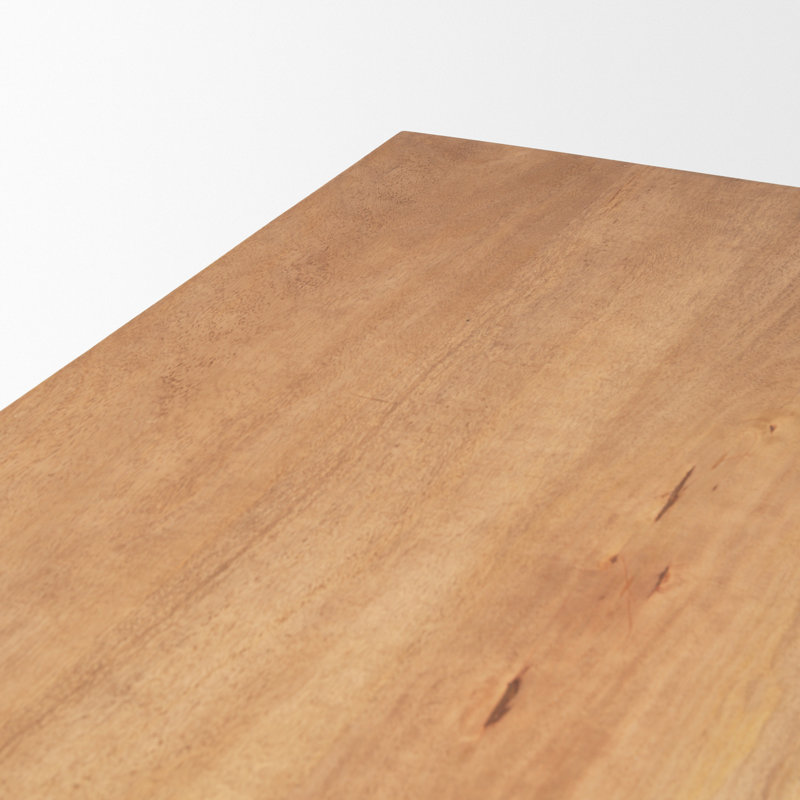 Suke Solid Wood Dining Table, Natural