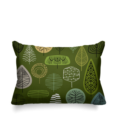 Felicity Autumn Trees Indoor/Outdoor Throw Pillow