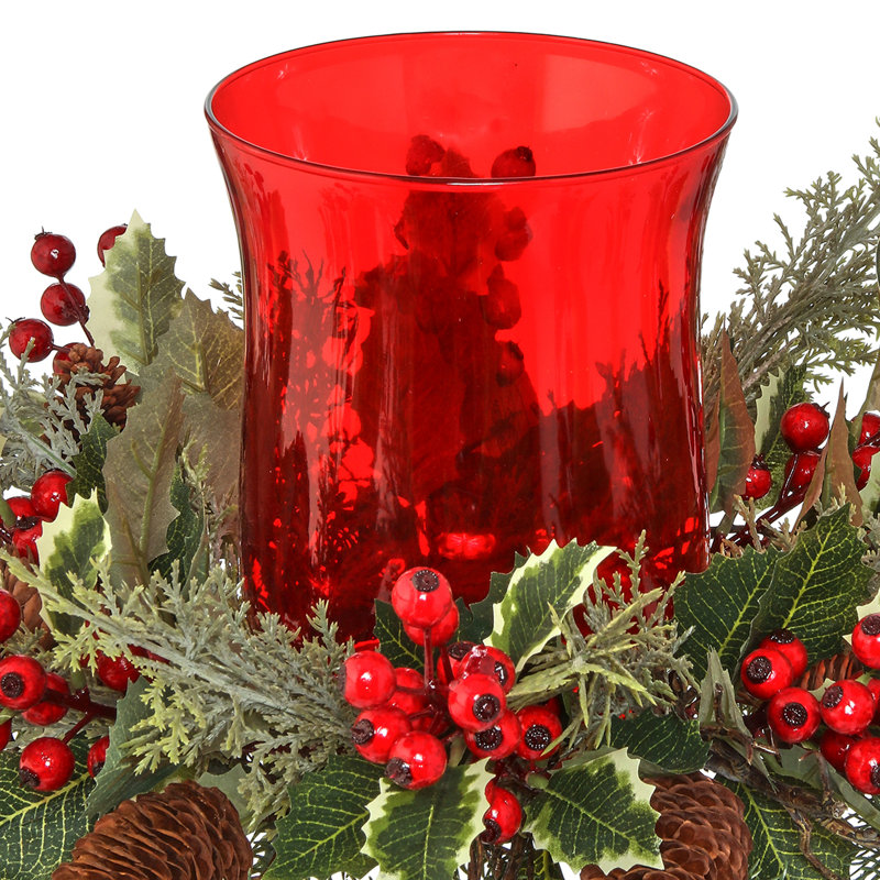 8'' H Glass Tabletop Hurricane