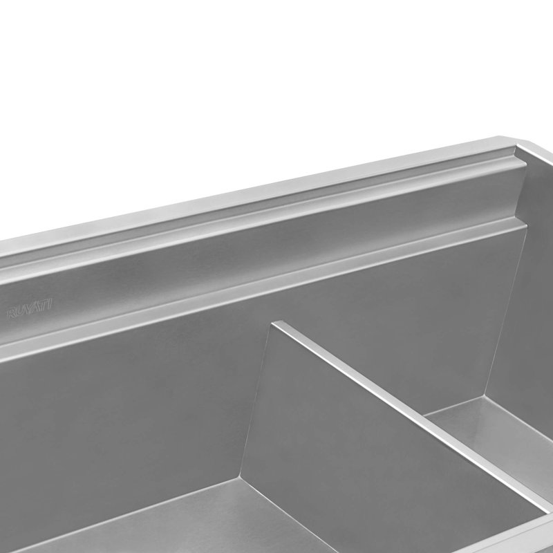 Workstation 33" L x 19" W Double Basin Undermount Kitchen Sink with Accessories