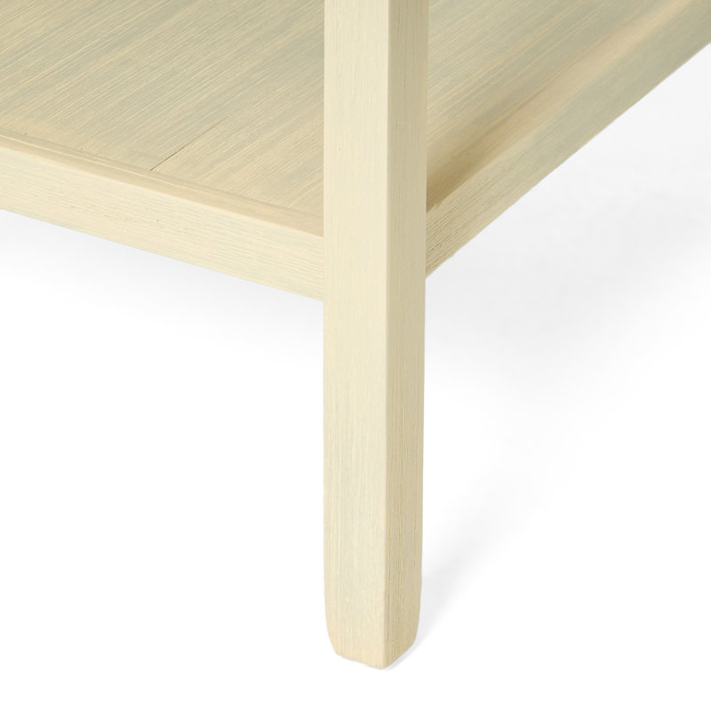 Zara End Table with Storage, Brushed Morning Mist