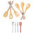 BergHOFF 10Pc Travel Flatware and Bamboo Utensil Set