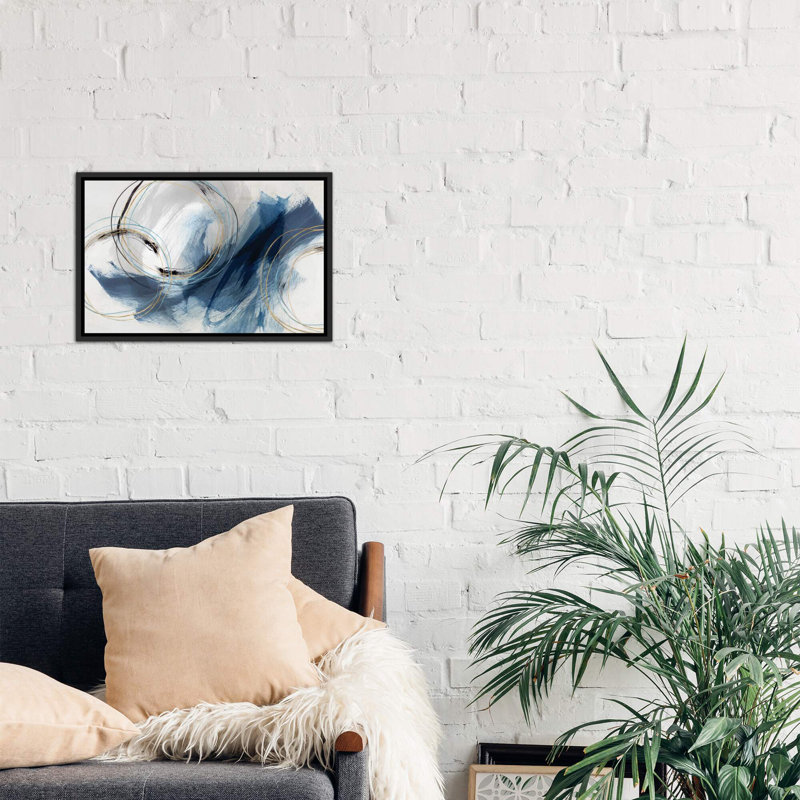 Detour by Isabelle Z Graphic Art Print, 18" H x 26" W, Floater Framed Canvas, Black
