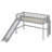 Low Loft Bed With Ladder And Slide-191617377
