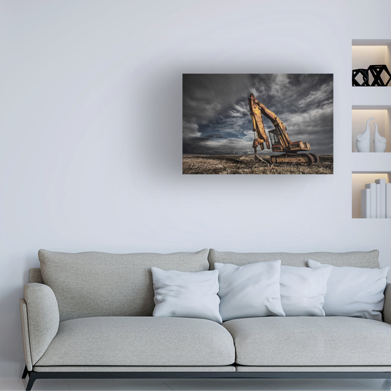 Bragi Ingibergsson - art sur toile hors service, H 12 po x l 19 po